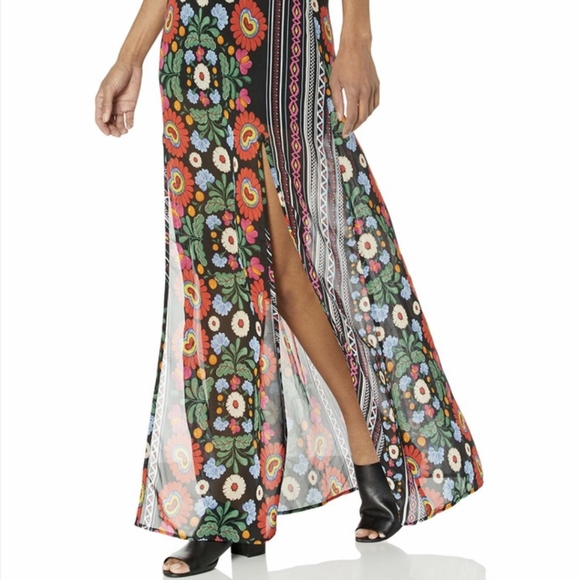 Show Me Your MuMu Mick Double Slit Skirt in Mexicali Size Small - Picture 4 of 11